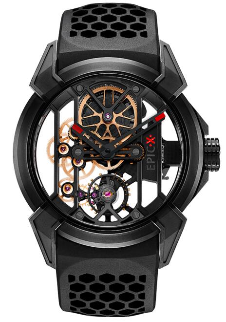 Review Jacob & Co Epic x Black Titanium EX100.21.NS.PX.A Replica watch